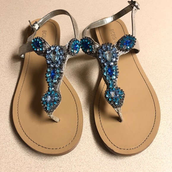 bcbgeneration jeweled sandals